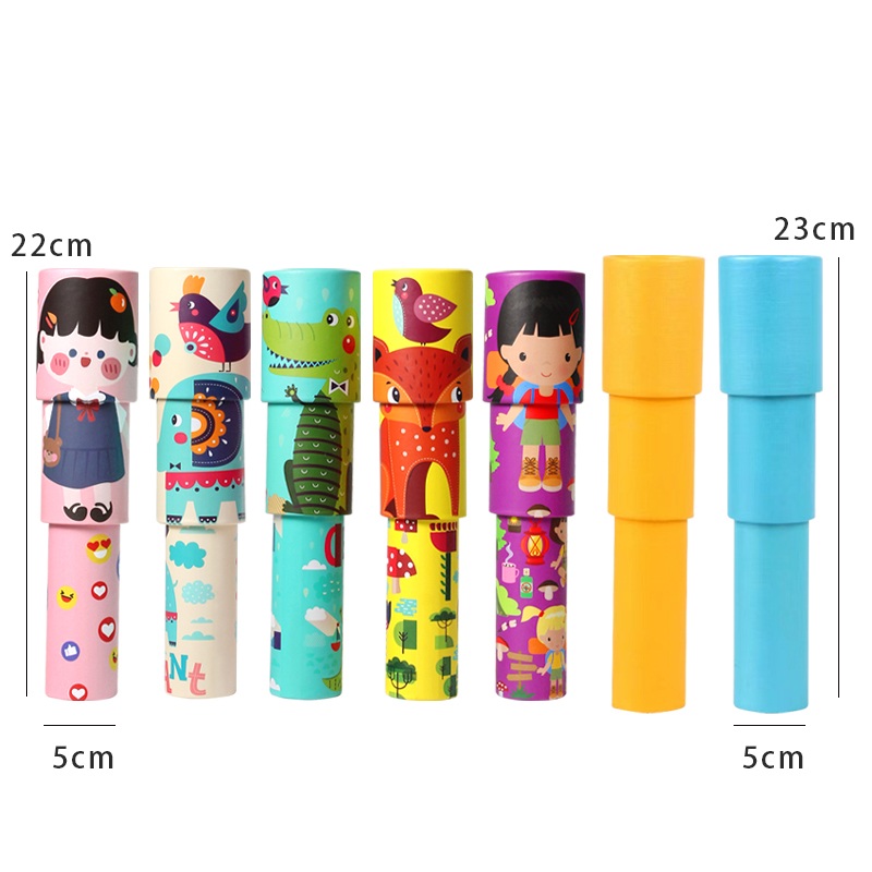 Large printed card kaleidoscope TS7803, 23 cm